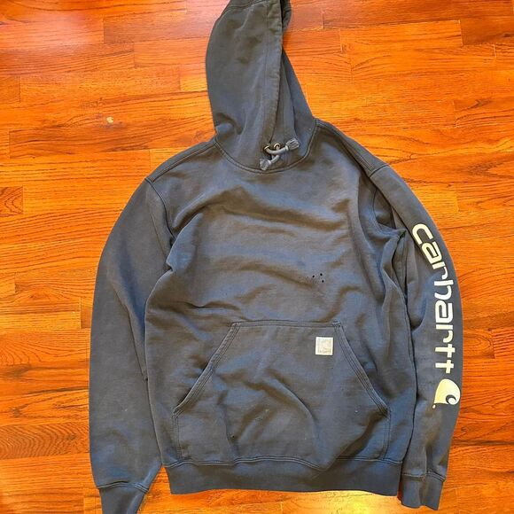Carhartt Other - Carhartt Men's Navy and Black Hoodie